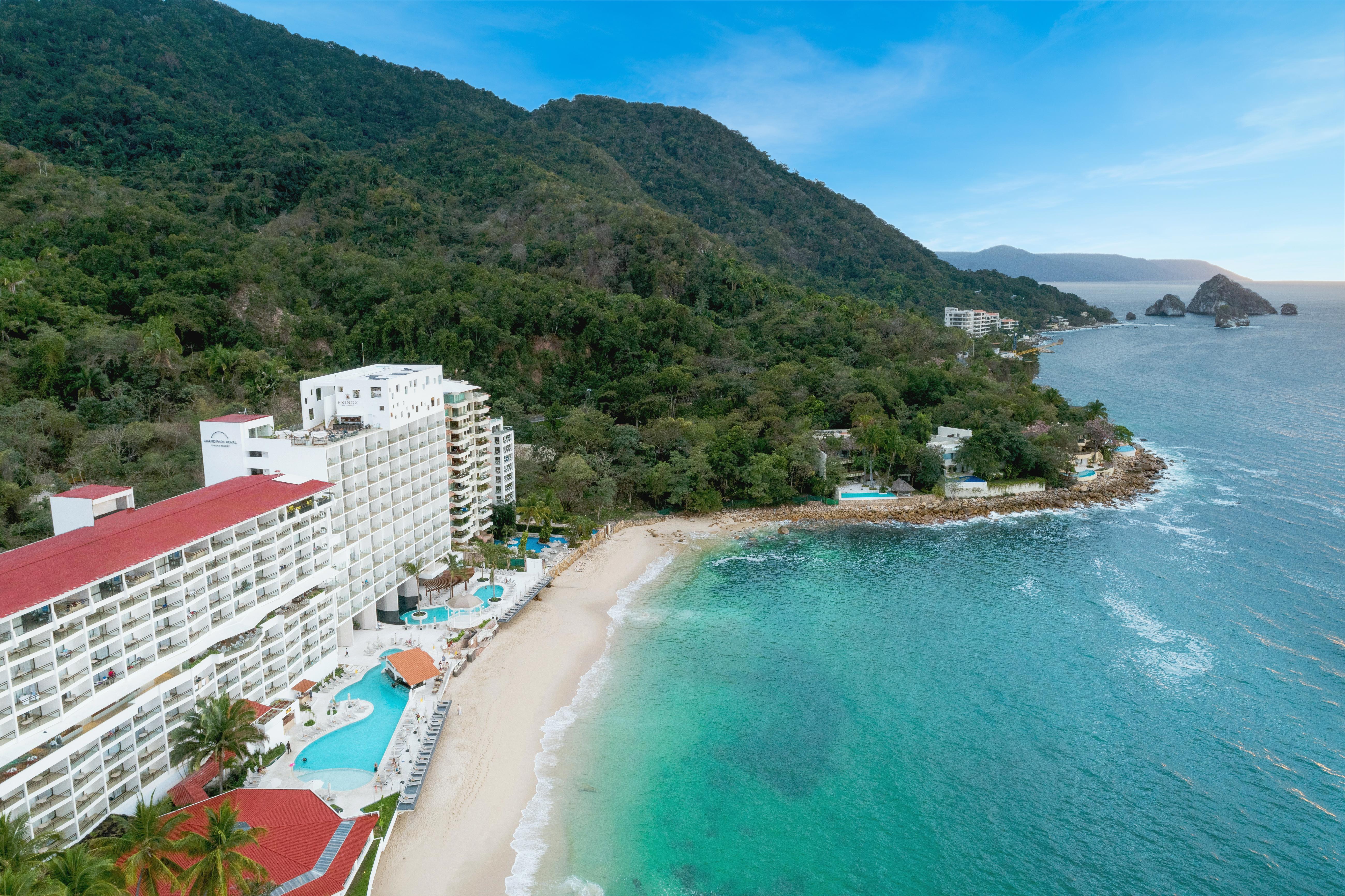 Grand Park Royal Puerto Vallarta Exterior photo Aerial view of the resort
